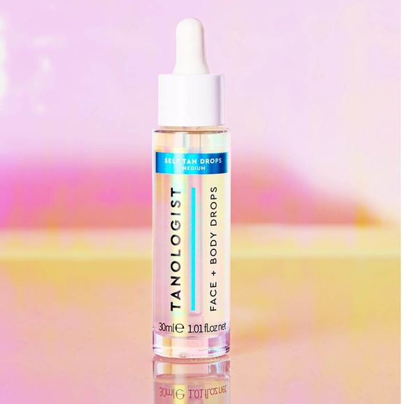 TANOLOGIST - SELF TAN FACE + BODY DROPS MEDIUM NEW - Picture 2 of 3